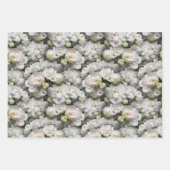 African Violetラッピング紙フラットシートセット3 ラッピングペーパーシート (正面2)