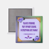 African Violet ～磁石 マグネット (正面/裏面)