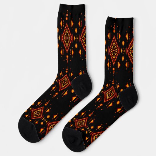 African Wax Print Africa United Afri Power Socks ソックス (左)
