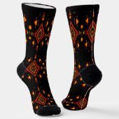 African Wax Print Africa United Afri Power Socks ソックス (傾斜あり)