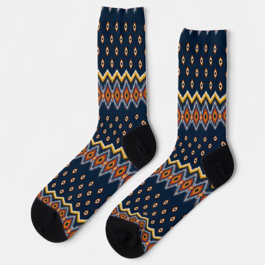 African Wax Print Africa United Afri Power Socks ソックス (左)