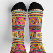 African Wax Print Africa United UNIA Afri Socks ソックス (上部)