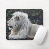 African White Lionプロフィール写真 マウスパッド (マウス)