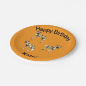 African Wild Dogs ペーパープレート (アングル)