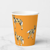 African Wild Dogs 紙コップ (裏面)