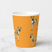 African Wild Dogs 紙コップ (左)