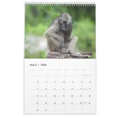 African Wildlife Calendar 2026 カレンダー (3月 2026)
