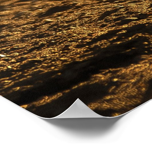 African Wildlife Impala in River-bed ポスター (角)