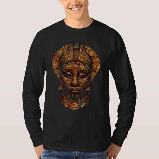 African with pan africanism symbolism tシャツ (正面)