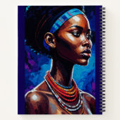 African Woman Portrait ノートブック (裏面)