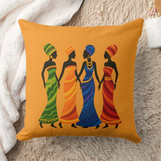 African Women クッション (ブランケット)
