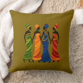 African Women  クッション (ブランケット)