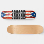 AFRICANA JMT CUBA 8 1/4"スケートボードデッキ スケートボード (横)