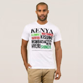 Africankokoケニヤのカスタム Tシャツ (正面フル)