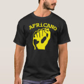 Africano Fist Basic黒Tシャツ Tシャツ (正面)