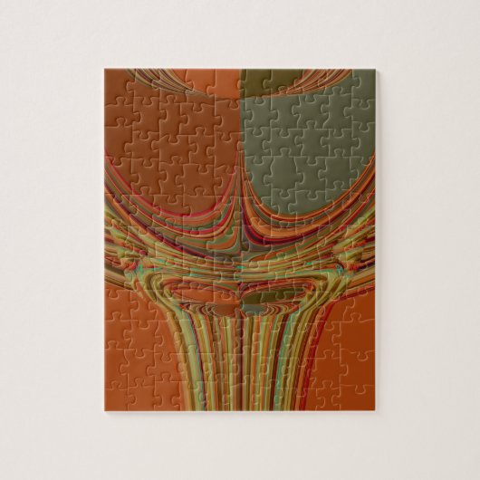 AfricaTradition Hakuna Matata Motif Art Colors.pn ジグソーパズル (縦)