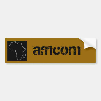 africomのバンパーステッカーの茶色 バンパーステッカー