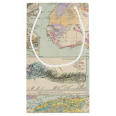 Afrika -アフリカの地図書の地図 スモールペーパーバッグ (裏面)