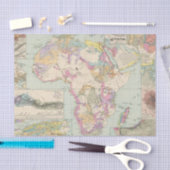Afrika -アフリカの地図書の地図 薄葉紙 (クラフト)