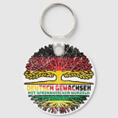 Afrika Afrikanisch Deutsch Deutschland Baum Wurzel キーホルダー (裏面)