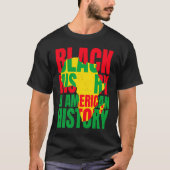 Afrika Black History American History USA African Tシャツ (正面)