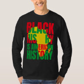 Afrika Black History American History USA African Tシャツ (正面)