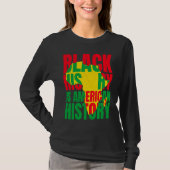 Afrika Black History American History USA African Tシャツ (正面)