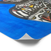 afrika blue ポスター (角)