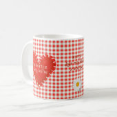 Afrikaans Valentines Valentyn Love Heart コーヒーマグカップ (正面左)