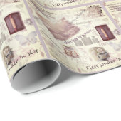 Afrikaanseのgeskenk papier. ラッピングペーパー (ロールコーナー)