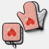 Afrikaanse Liefde / Romanse - My Hartjie My Liefie 鍋つかみ&鍋敷きセット (正面/裏面)