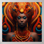 Afrikanische Königin' – Eleganz und Tradition ポスター (正面)