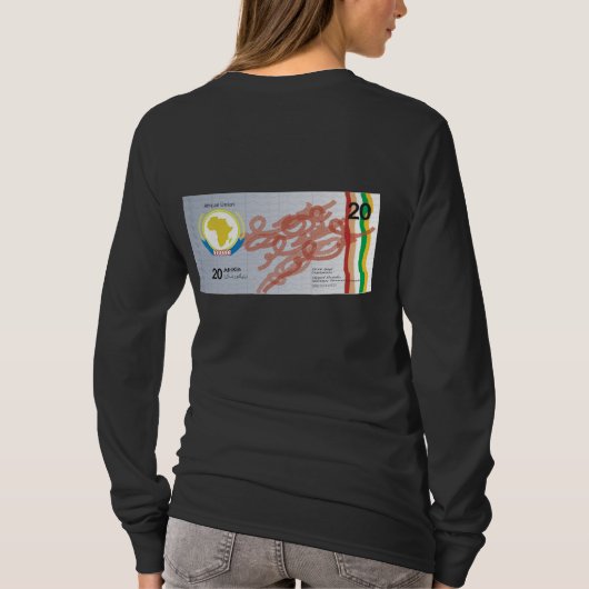 "AfriKin"のTシャツ Tシャツ (裏面)