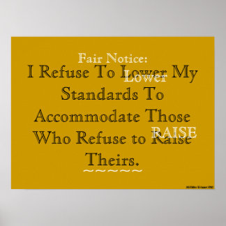 AfriMex Urbanoモットー「私は拒否…」 ポスター