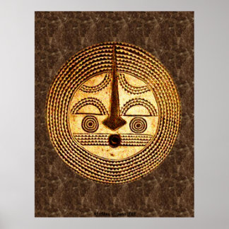 AfriMex Urbano Burkino Fasoマスクポスター ポスター