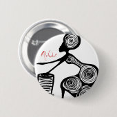 Afrique 缶バッジ (正面&裏面)