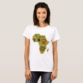 afrique continent tシャツ (正面フル)