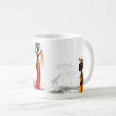 Afrique noire コーヒーマグカップ (正面右)