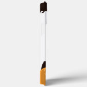 Afroと金ゴールド・サングラスのブラウンガール Case-Mate iPhoneケース (裏面 / 右)