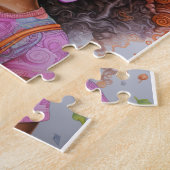 Afroパズル、11インチx 14インチ、252個 ジグソーパズル (側面)