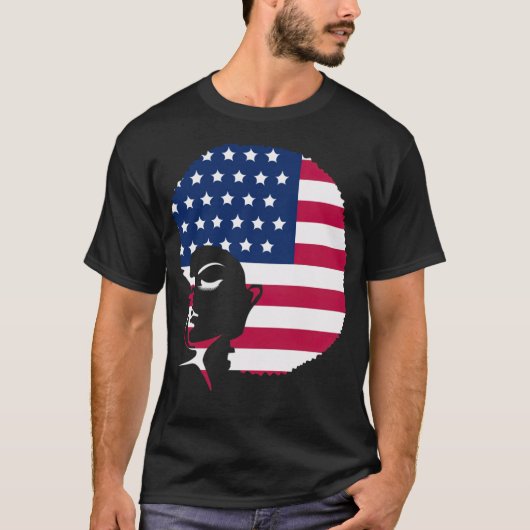 AFROユーモアアート Tシャツ (正面)
