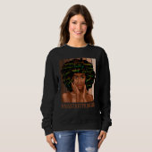 Afro African American Women Bl副校長 スウェットシャツ (正面フル)