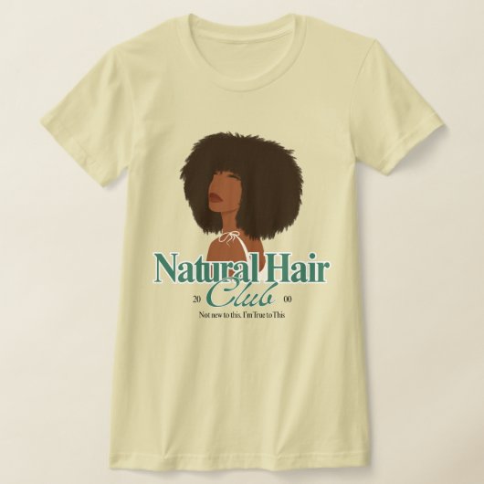 Afro Appreciation "Natural Hair Club" Tee Tシャツ (レイダウン)