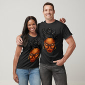 Afro Black Woman African Black History Month Melan Tシャツ (ユニセックス)