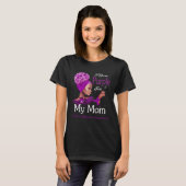 Afro Black Woman Purple For Mom Crohns Disease Awa Tシャツ (正面フル)