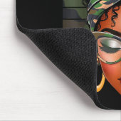 Afro Black Women African American Black History Mo マウスパッド (コーナー)
