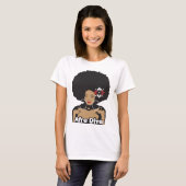 Afro Diva Tシャツ（女性用） Tシャツ (正面フル)
