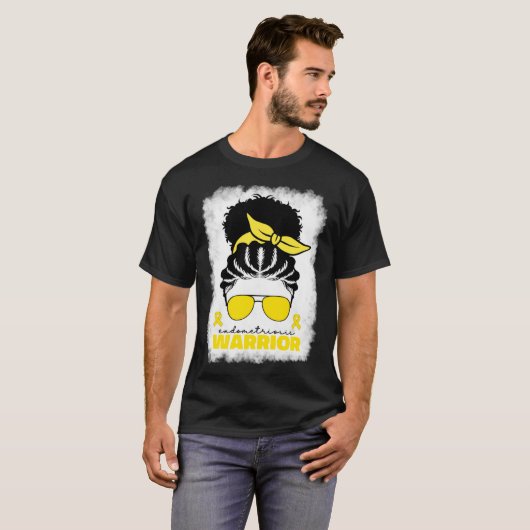 Afro Endometriosis Warrior For Black Women Endomet Tシャツ (正面フル)