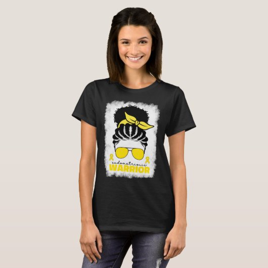 Afro Endometriosis Warrior For Black Women Endomet Tシャツ (正面フル)
