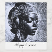 Afro-futurism Book Title Parody ワインラベル (シングルラベル)